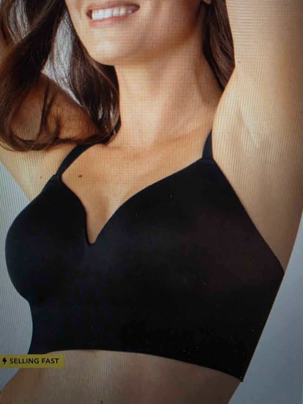 (2 Pack Black & White) Truekind Supportive Comfort Wireless Shaping Bra - XL